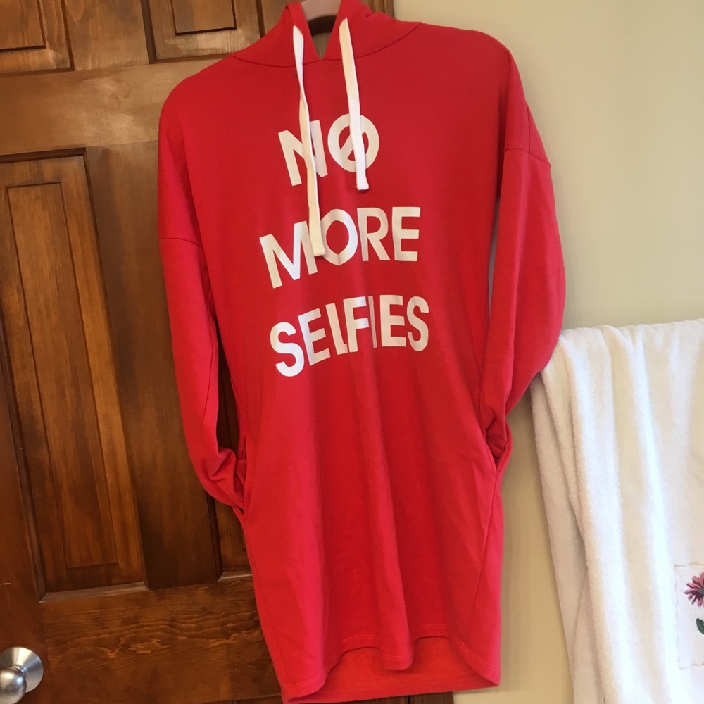 YFL Reserved Sweatshirt Dress, Size Medium